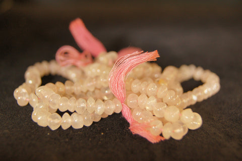 Bead, rose quartz (natural dyed), large chip, 40mm x 20mm Mohs hardness - $0.50 per 3pc