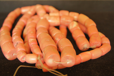 Bead, turquoise (imitation), liver pink small chip and small to large pebble --small (1cm x 1cm) big (2cmx1.5cm) - $0.50 per pc