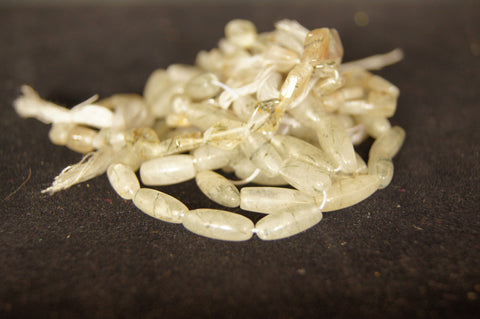 Bead, white Marble (dyed), 8x5mm Tube-C grade, Mohs hardness 2-12 to 6 - $0.50 per 2pc