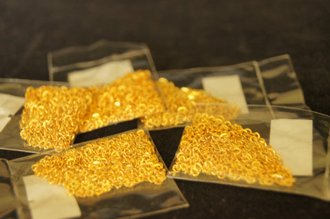 Chain, 14Kt gold-filled, 1.25mm round cable $0.85 per 10cm