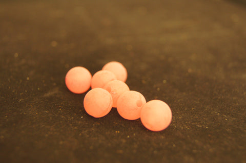 Matt Mini 1 cm round pink - 5pc