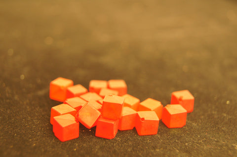 Matt Red 0.5cm cube - $0.50 for 5 pieces