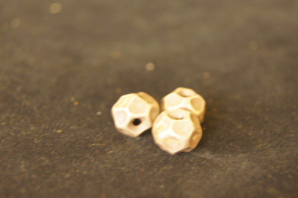 Filler, Antiqued silver-finished pewter (zinc-based alloy) 10mm x 10mm Multi-facet - $0.50 per pc