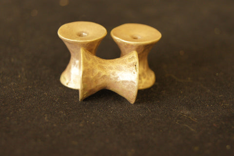 Filler, Antiqued silver-finished pewter (zinc-based alloy) 20mm x 10mm - $0.50 per pc